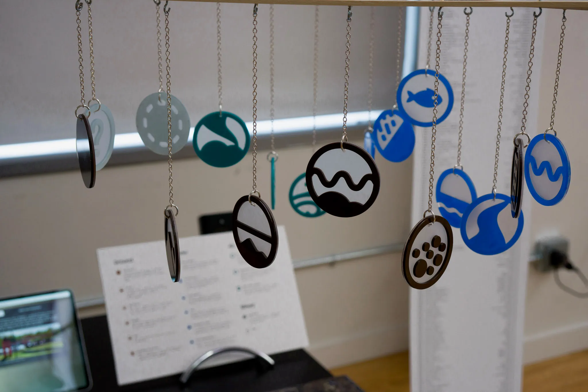 Close-up of mobile icons